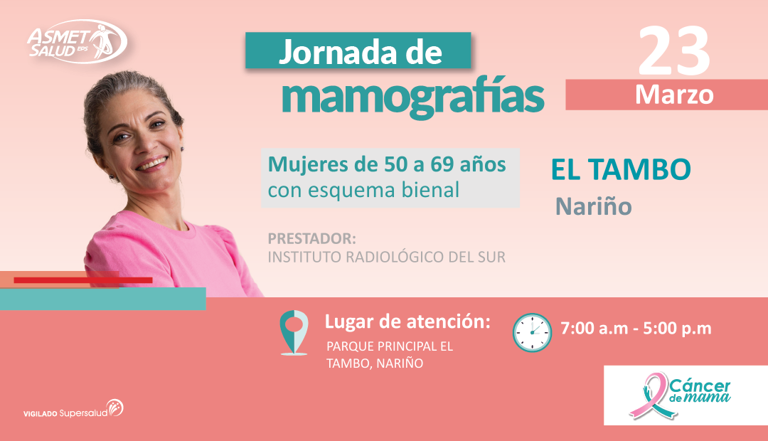 Jornada de Mamografía El Tambo Nariño