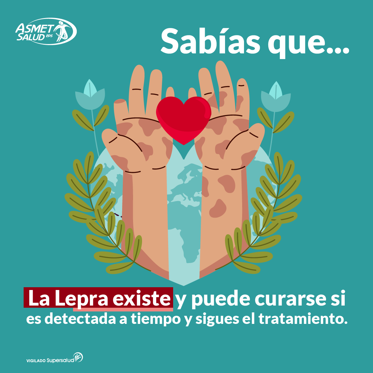 Día Mundial de la Lepra Asmet Salud EPS