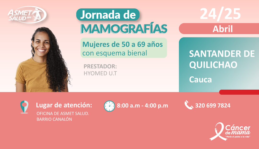 Jornada de Mamografías. Santander de Quilichao